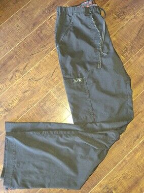 koi Black Cargo Scrub Pants